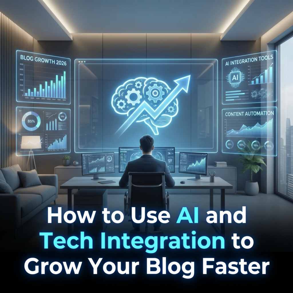 ai tools and tech integration for growing a successful blog in 2026